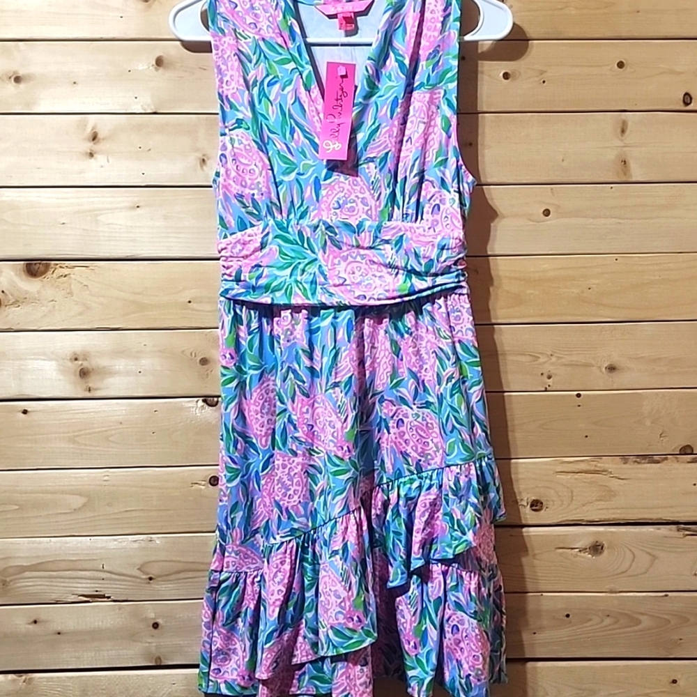 Lilly Pulitzer Annalise V-Neck Summer Dress NEW Size Small